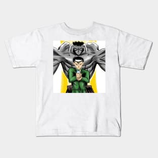 yusuke urameshi the spirit detective and toguro arts in shonen comics Kids T-Shirt